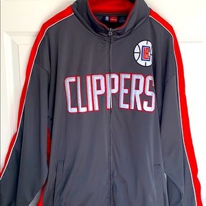 Majestic LA CLIPPERS Zip Up Jacket